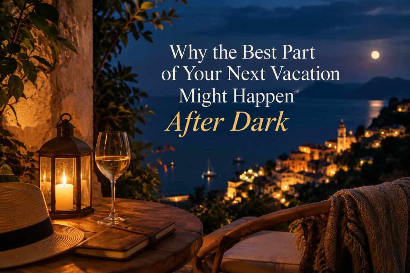 After Dark by the Moonlit Coast