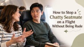 How to Stop a Chatty Seatmate on a Flight