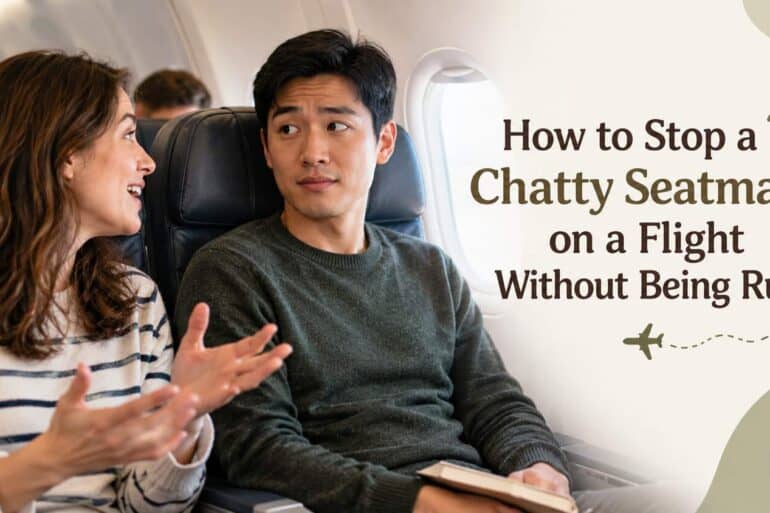 How to Stop a Chatty Seatmate on a Flight